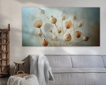 Lampionbloemen in Zonlicht van Studio BB