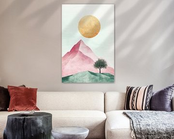 Boom onder Gouden Zon van Studio BB