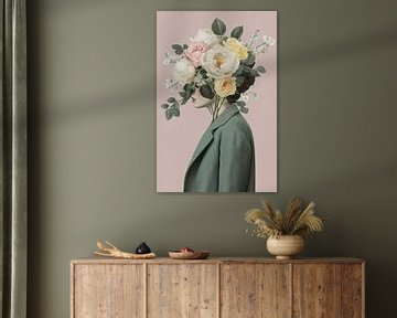 Bloeiende Gedachten in Groen van Studio BB