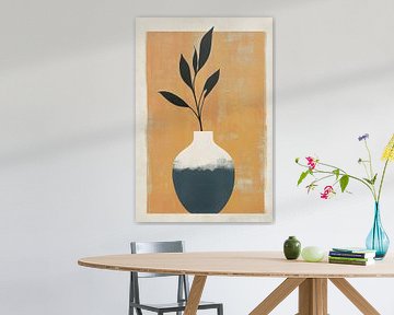 Contrasterende Vaas no.3 van Studio BB