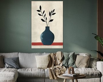 Vase in Deep Blue no.2 by Studio BB