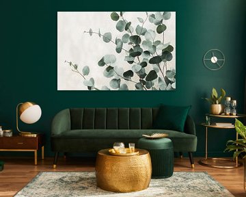 Eucalyptus in Pastel no.2 van Studio BB