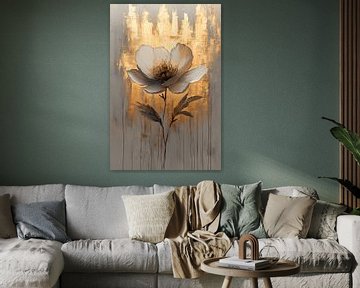 Bloem op Goud, nummer 4 van 4 van Studio Ypie
