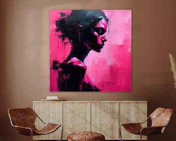 Roze Zwart | Roze Reflectie van De Mooiste Kunst