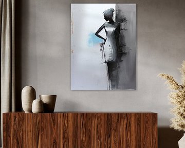 Vrouwenfiguur | Solitude Stroke van De Mooiste Kunst