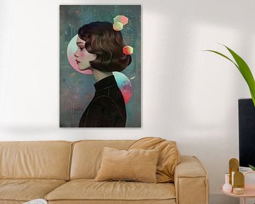Woman | Silent City Whispers by Abstract Painting