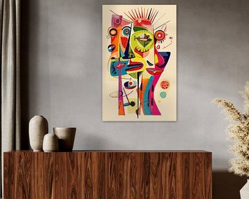 Abstract kunst Picasso van Kunst Kriebels