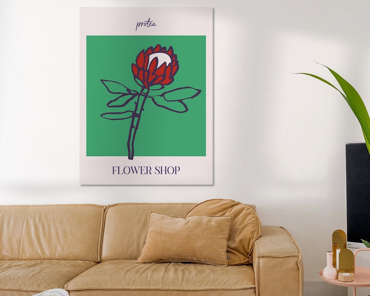 Example of the artwork in a room