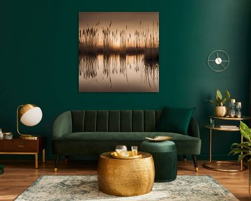 Riet aan de Rivier van FoXo Art