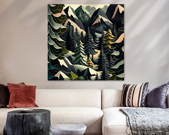 Example of the artwork in a room