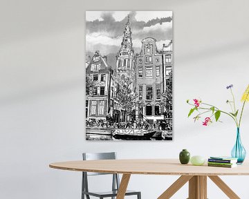 Zuiderkerk Kloveniersburgwal Amsterdam Nederland van Hendrik-Jan Kornelis