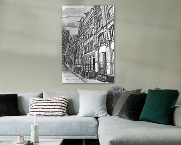 Groenburgwal Amsterdam Nederland van Hendrik-Jan Kornelis