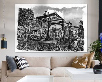 Aluminiumbrug Staalstraat Amsterdam Nederland van Hendrik-Jan Kornelis