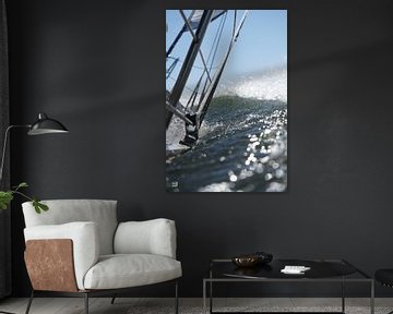 Gangboord onder water, actie. van Sailographic Paula