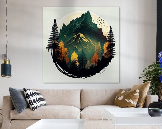 Example of the artwork in a room