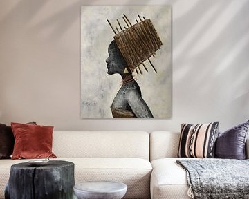 Lady with hat 2 of 2 van Russell Hinckley