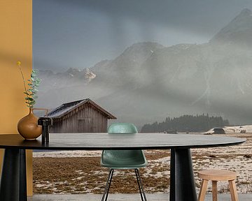 Mountain hut in the Moos near Lermoos - Warm Light and Alpine splendour