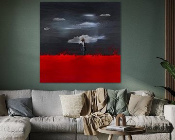 in de wolken zijn van Ria van Werven