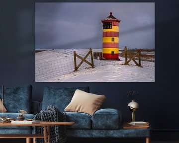 Vuurtoren van Pilsum, Oost-Friesland, Duitsland van Alexander Ludwig