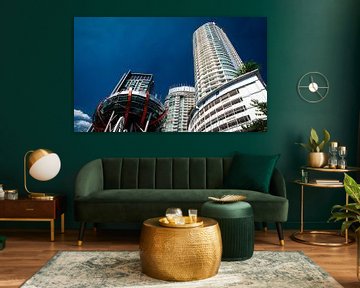 Modern high-rise buildings by jorryt Meijer