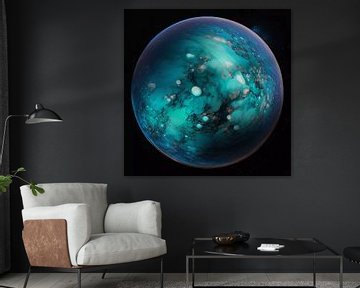 Buitenaardse planeet van Vythryd Arts