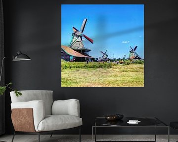 Zaanse Schans Zaandam Nederland van Hendrik-Jan Kornelis