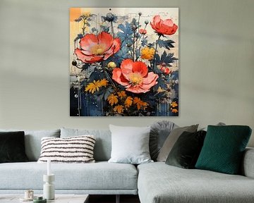Poppies collage