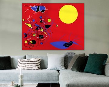 Playful Abstract by Elle Hart van Elle Hart