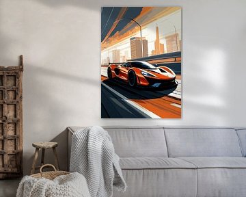 Snelle auto van Rizal Azhari
