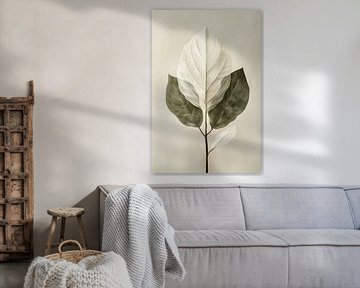 Sereen blad - Japandi stijl - 4 - groen van Marianne Ottemann - OTTI