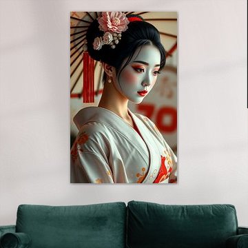 Portret Japanse Geisha