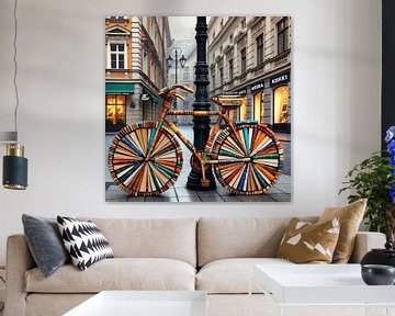 Fiets - Kunst van Boeken van Eric Nagel