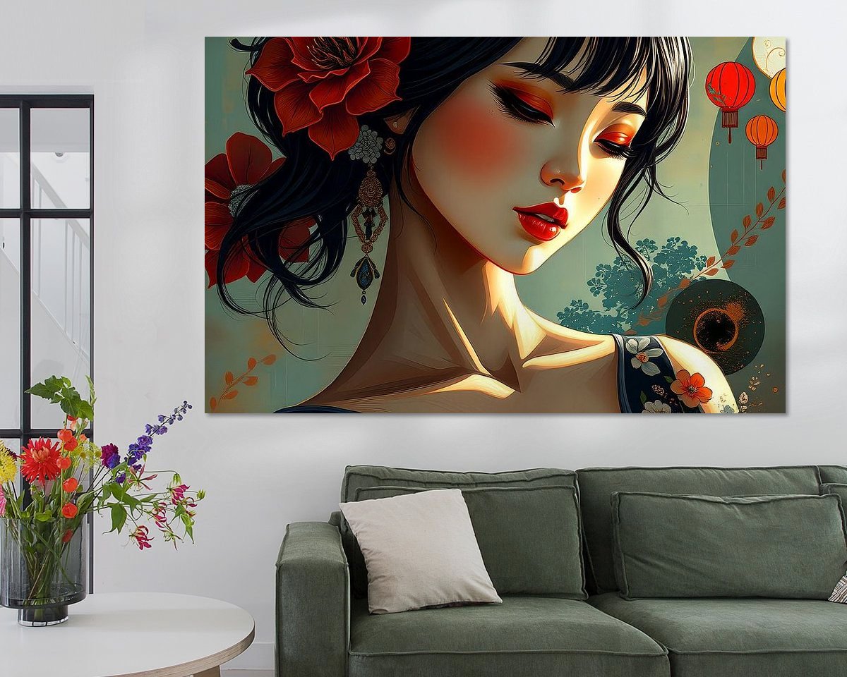 Example of the artwork in a room
