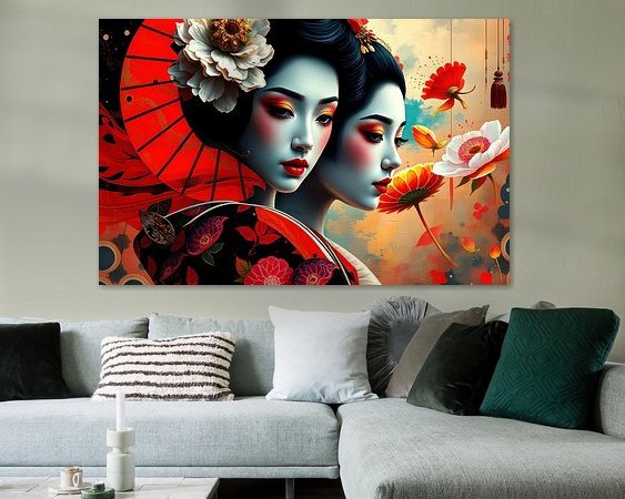 Example of the artwork in a room