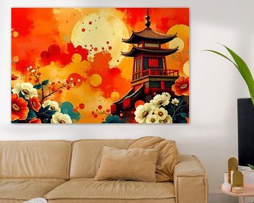 japanse abstracte kunst van Egon Zitter