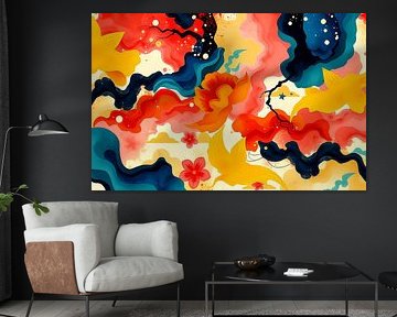 japanse abstracte kunst van Egon Zitter