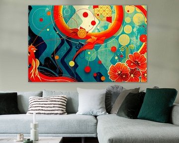 japanse abstracte kunst van Egon Zitter