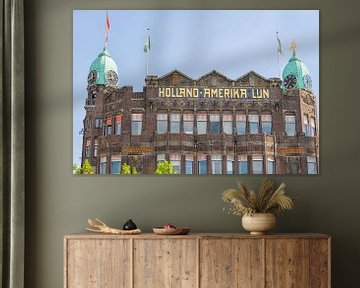Old building of the Holland America shipline in Rotterdam van Patricia Hofmeester
