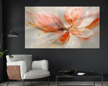 Golden Blossom in Motion by Thea