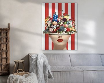 One of her Silly Portraits van Marja van den Hurk