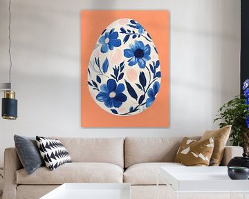 Delft Blue Easter by Kunstkabinet