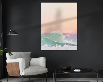 Vagues pastel