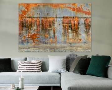 La rouille à Feijenoord sur Frans Blok - des photos, de l'art et des autres décorations murales