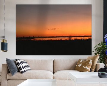 Sunset in Burgum by Danielle Foray