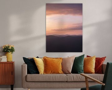 Zonsondergang in de Vogezen