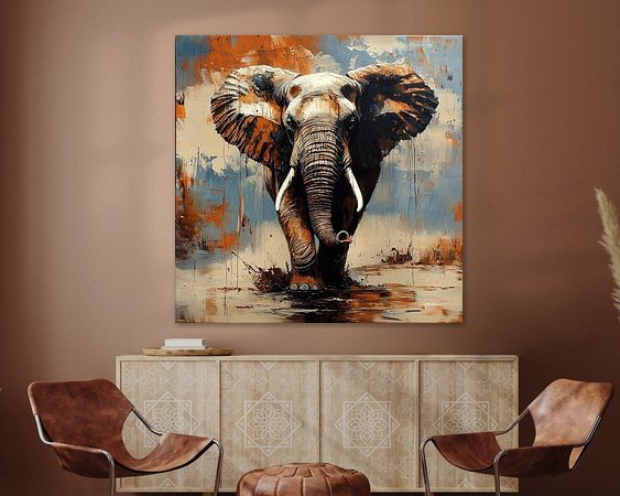 Example of the artwork in a room