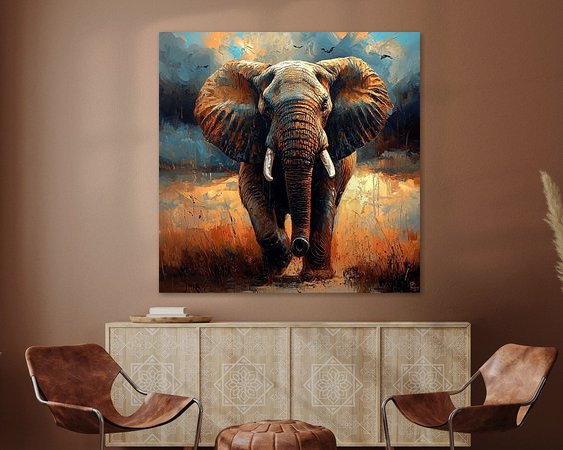 Example of the artwork in a room