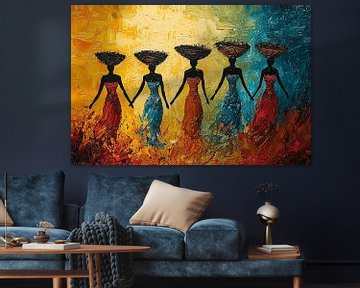 Afrikaanse traditionele vrouwen van PixelPrestige