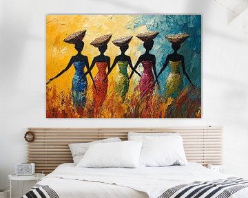 Afrikaanse traditionele vrouwen van PixelPrestige