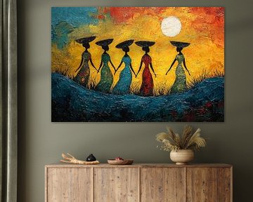 Femmes traditionnelles africaines sur PixelPrestige